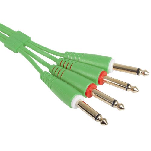 Аудиокабель UDG Set Jack-Jack 1,5m Green (U97002GR)